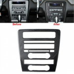 Carbon Fiber Interior Central Console Panel cover Trim for Ford Mustang 09-13 US