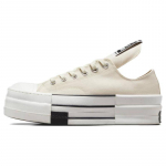 Rick Owens DRKSHDW x Converse Chuck 70 DBL Drkstar Trendikad Mugavad Vastupidavad Kerged K&otilde;rged Espadrillid Unisex Beež 41 beež