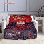 Stranger Things viskepleed t&auml;iskasvanutele, multifilmianime tekk, moekad lapitekid, kodu, kontor, vabaaja, laste kingitus, kodukaunistus 150x200cm