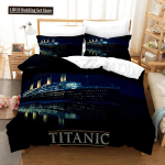 Titanic Jack Ja Rose Voodipesu Komplekt Tekikoti Komplektid Tekk Voodi Kuninganna Kuningas &Uuml;he Inimese Suurus Dropship AU Single 140x210cm