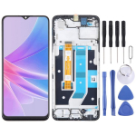 OEM-i LCD-ekraani digiteerija t&auml;iskomplekt koos raamiga For OPPO A58x 5G