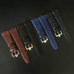 25 mm * 8 mm ehtsast nahast veisenahast kellarihm Vacheron Constantin Overseas vasikanahast must sinine pruun VC rihm meeste jaoks With RoseGold Buckle black