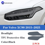 For Volvo XC90 2015-2025 Car headlight protective film TPU protective sticker smoked black anti scratch and anti scratch refit must