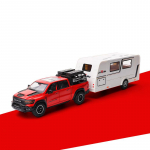 1:32 DODGE Mammoth 1000 TRX matkaauto maastikus&otilde;iduk Valatud metallmudel Telkimisauto Laste m&auml;nguauto Kodukaunistused punane