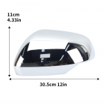 Tagurduspeegli katte kork Mitsubishi Triton L200 jaoks Kroomitud pandlaga K&uuml;ljeukse peegli kate Autotarvikud 1pc left Chrome