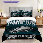 Philadelphia Eagles Muster Voodipesu Tekikott Komplekt Tekikott Padjap&uuml;&uuml;r Kodu Kaunistus S&uuml;nnip&auml;evakingitus (1 * tekikott + 2 * padjap&uuml;&uuml;ri, ilma s&uuml;damikuta) 135x200cm gray