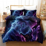 3 tk Michael Jacksoni voodipesukomplekt Pehme tekikate komplekt Magamistoa dekoratsioon &Uuml;he-, Twin-, King-suurus 3D-tekkikate Kodutekstiil 2/3 tk EU Single(135*200cm)3pcs