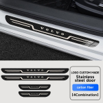 Auto roostevabast terasest uksepaksu kriimustusplaat Volvo XC40 XC60 XC70 XC90 V40 V50 V60 V70 V90 C30 S60 S80 S90 EX90 jaoks Auto tarvikud gray