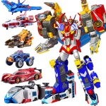 6 IN 1 Meistri V &Uuml;lim Tobot Transformeeruv Robot Autoks M&auml;nguasi Korea Multikas Vennad Anime Tobot Deformatsioon Auto Lennuk M&auml;nguasjad