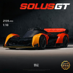 McLaren 1:8. m&otilde;&otilde;tkavas v&otilde;idus&otilde;iduauto ehitusklotsid, Tehnilise superauto mudelikomplekt DIY mehaaniline kokkupanekum&auml;nguasi t&auml;iskasvanud kollektsion&auml;&auml;ridele ja lastele with box black