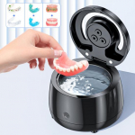 Hambaproteeside puhastusmasin Retainer Ultraheli Suure vibratsiooniv&otilde;imsusega 43000Hz K&otilde;rgsageduslik puhastusseade Plug-Play Suukaitse 2pcs UK
