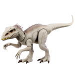 Mattel Jurassic World Super Action Helendav Indominus Rex [Kogupikkus: u. 60cm] Dinosaurusm&auml;nguasi [Alates 4. eluaastast] HNT63J gray