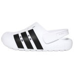 Adidas ADILETTE CLOGS Unisex White Black JS1130 38