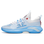 Anta Nitrogen Technology Cushioning Slip Resistant Low top Basketball Shoes Men's White Blue, Los Angeles, Mann PE 912321105S-4 44.5