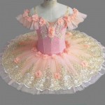 T&auml;iskasvanud Lapsed Lille&otilde;ied Professionaalne Balleti Tutu Kleit Naised Printsess Tald Pannkook J&auml;&auml;printsess Ballerina Lava Tantsukost&uuml;&uuml;m 100 roosa