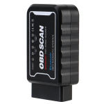 OBDII diagnostikat&ouml;&ouml;riist Androidi/IOS-i ELM 327 V 1.5 ICAR2 OBDSCAN ELM327 WiFi/Bluetooth V1.5 PIC18F25K80 kiibile black