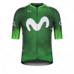 Hingav UV-kaitsega Suvine Movistar Team Jalgrattas&auml;rgi Komplekt Sport Mtb Jalgrattas&auml;rgid Meeste Rattariided Maillot Ciclismo Hombre S