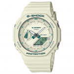 CASIO / Kvartsmehhanism Vaikrihmaga K&auml;ekell Unisex Valge sihverplaat GMA-S2100GA-7A White Dial