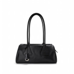 Niche lehmanahast, kott ehtsast nahast naiste k&auml;ekott &otilde;lakott t&ouml;&ouml;reisikott k&otilde;rgekvaliteediline &uuml;hekordne &otilde;lakott crossbody padjakott 32*18*15cm must