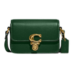 Coach Studio 12 Lukk Sulgemine Avatud Tasku Multifunktsionaalne Tasku Nahast &Otilde;la Crossbody Kott V&auml;ike Vintage Roheline Naiste kotid CC484-B4CZS Basic Set (Bag+Dust Bag)