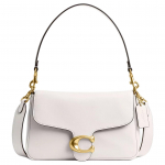 Coach Soft Tabby 25 Logoga Nahast &Otilde;la-Crossbody K&auml;ekott Keskmine Naiste k&auml;ekotid Valge CAM98-B4HA Basic Set (Bag+Dust Bag)