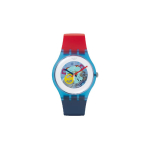 Swatch Unisex Skelettkell SUOS101 SUOS101 Skeleton Dial blue