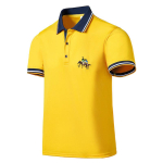 Meeste l&uuml;hikeste varrukatega T-s&auml;rk Rev&auml;&auml;ritikandiga Plus Fat Business POLO s&auml;rk vaba vabaaja topp L