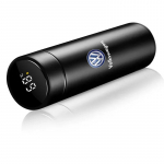 Uus auto nutikas termospudel temperatuurin&auml;idikuga kohvitass Volkswageni VW RLine R GTI Golf 4 5 6 7 Amarok T5 ID3 Tiguan jaoks