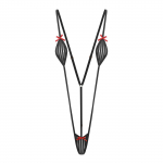 Naiste Mikro-Bikiini HALTER Bodysuit T-tagumikuga Monokini Ujumisriided &Ouml;&ouml;riided One Size
