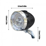 Klassikalise disainiga klassikaline esitulega klassikaline jalgratta esituli &ouml;&ouml;s&otilde;it Trendikas Abs plastikust korpusega retro LED-lamp