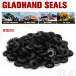 100 tk Glad Hand tihendid Kummist Gladhand seibid &Uuml;marad elastsed tihendusr&otilde;ngad Traktori pidurdamise &otilde;huvoolikutele Veoautod Haagised 10028 10111