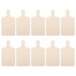10 tk DIY puust l&otilde;ikelaud k&auml;epidemega viimistlemata hakkimislaud k&auml;sit&ouml;&ouml;minilaud 23.00X8.90X0.30CM beige