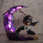 Demon Slayer Anime Kujud Tsugikuni Yoriichi Tegevuskuju Valgusega PVC 23cm Kuju Figuriin Mudel Nukud M&auml;nguasjad J&otilde;ulukingitused