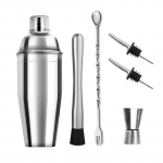 6/7/10 tk Roostevabast terasest kokteili&scaron;eiker Baarmenitarbed Baarmeni komplekt Martini &scaron;eiker Joogisegamiskomplekt koos hoiukotiga 550ml