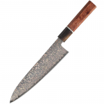 Uus kolmev&auml;rviline vask 67-korruseline Damaskuse teras Komplekt K&ouml;&ouml;ginuga Peakoka nuga Santoku nuga Tugev ja terav K&ouml;&ouml;gitoitlust&ouml;&ouml;riist