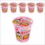 [Samyang] Carbo Buldak Kuum Kana Ramen 80g (6 tassi / 12 tassi komplekt) - Kreemine v&uuml;rtsikas Carbonara maitse K-nuudel (V&auml;&auml;rtuspakett) 80g x 6cups