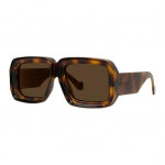 Loewe Paulas Ibiza ruudukujulised p&auml;ikeseprillid Tume Havana/Pruun Naiste prillid LW40064U-52G 56,Tortoiseshell