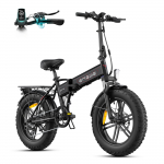 ENGWE EP-2 BOOST Elektriline jalgratas Kokkupandav P&ouml;&ouml;rdemomendi andur 250W Mootor 25 KM/H 55 Nm P&ouml;&ouml;rdemoment Elektrijalgratas 20x4 Paksud rehvid E-bike must