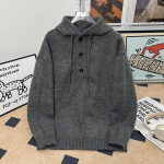 S&uuml;gisene ja talvine meeste kampsun, lai, kapuutsiga, &uuml;hev&auml;rviline, pullover XL