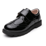 Lastejalatsid Poistele Ehtsad Nahast Jalatsid Lastele Pulmad Kooli Etendus Pidulikud Korterid Kerged Klassikalised Mustad Laste Loaferid Mokassiinid 36 gray