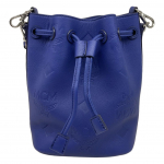 MCM Dessau Klassikaline T&auml;helogo Reljeefne T&otilde;mbetraadiga Koti-Kott Eemaldatava &Otilde;larihmaga Naiste K&auml;ekotid Sinine MWDDSDU03L6001 Basic Set (Bag+Dust Bag)