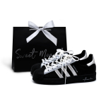 Adidas Originals SUPERSTAR Skateboard Shoes Unisex Low Top Black/Silver JH9977(Team1279-S-BOX) 38⅔ gray