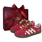 Adidas Vl Court Classic Igavene Armastus Kulumiskindel Madal Ketsid Unisex Punane Kuldne KK3774(team488-) 35⅔ black