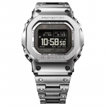 CASIO 5000 seeria 200 meetrit veekindel, l&ouml;&ouml;gikindel, p&auml;ikeseenergiaga kvarts, terasest rihm, meeste k&auml;ekell, must sihver GMW-BZ5000D-1JF must