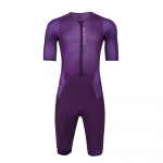 Jalgrattas&auml;rk Skinsuit Chronosuit [Morethan] &Uuml;hes t&uuml;kis (M/Tume Lilla/L&uuml;hikeste Varrukatega/Suvi) (Kerge/UV-kaitse/Niiskus