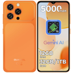 OUKITEL C17 Android 16 Mobiiltelefon Avatud 2026-12GB+32GB/16GB+64GB/16GB+128GB, 6.52'' Tilgakujuline, 5000mAh Nutitelefon, 13MP+5MP, 3.5mm Pistikupesa /GPS oranž