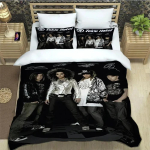 Tokio Hotel B&auml;nd Mugav Tekikate Padjap&uuml;&uuml;r Voodipesukomplekt Laste Magamistoa Kaunistus Kodutekstiil 70x133cm 3pcs white