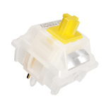 Gateron Milky Yellow Pro V3 l&uuml;litid MX mehaanilise klaviatuuri jaoks, 5-pin 50gf lineaarne/eel-m&auml;&auml;ritud l&uuml;litid yellow