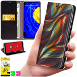 Rahakotit&uuml;&uuml;pi &uuml;mbris Oppo Reno 14F / 14 Fs 5G jaoks - Bluemooni kate tr&uuml;kiga + 9H klaas