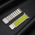 Titaanist Fluoroelastomeerist Rihm Apple Watch Ultra 3 2 1 49mm 46mm 45mm 44mm jaoks Magnetiline Rihm Iwatch Series 11 10 9 8 7 SE 3 jaoks 44mm 45mm&L(175mm) titaankollane v&auml;rv